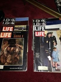 LIFE and LOOK magazines