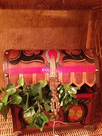 Red and black decorative box