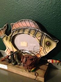 Fishing theme frame