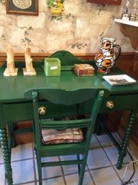 Small desk and chair perfect for the kitchen or another room