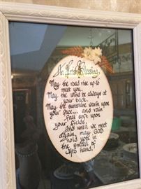 An Irish Blessing - "May the road rise up to meet you . . ."