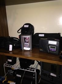 Variety of vintage cameras