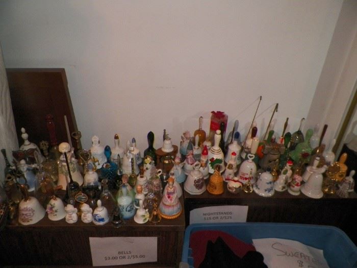 Part of the large bell collection