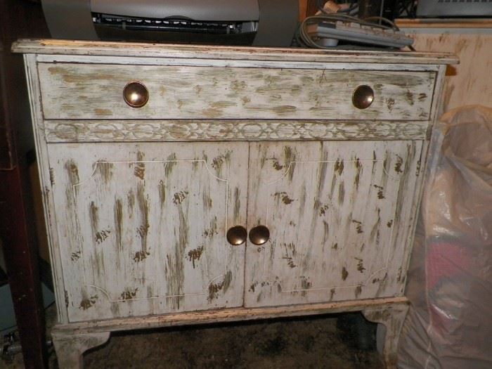 Old record cabinet
