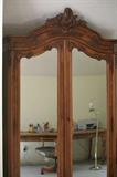 Victorian, mirrored Armoire