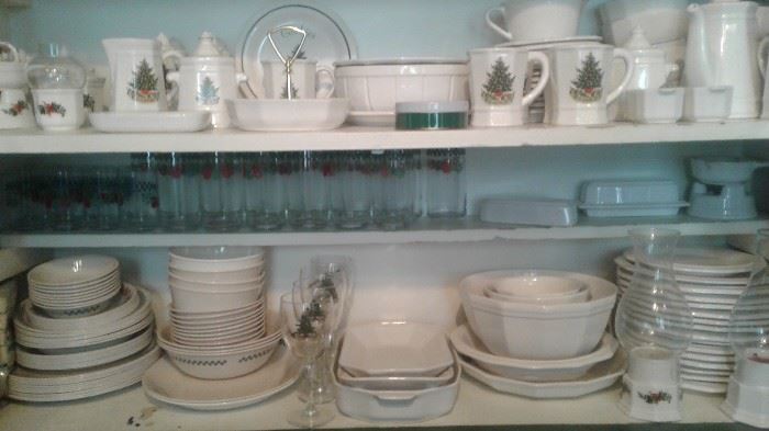 Corelle and lots of accessories for the Pfatzgraff, retired and hard to find