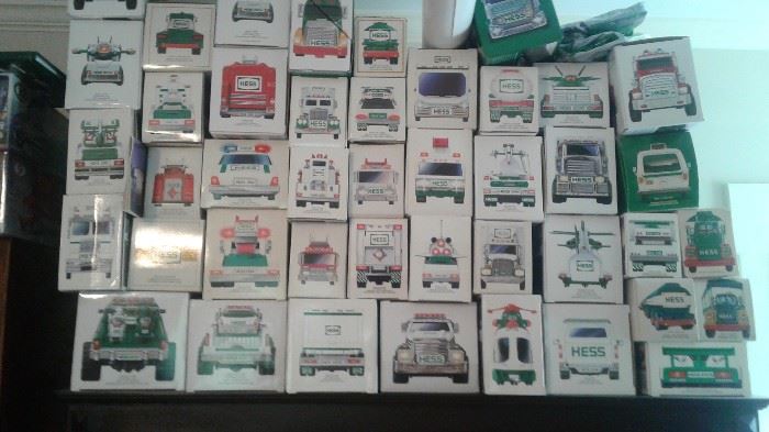 Hess Trucks, sold all the ones at the last sale-but these are even better-1968 to current!