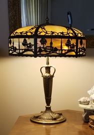 Outstanding arts and crafts era lamp.