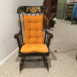 $35 Black, painted rocking chair