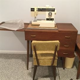 $60 Singer sewing machine with cabinet