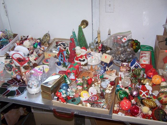 SOME OF THE HOLIDAY DECORATIONS