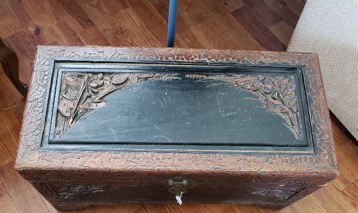 George Zee vintage low table chest