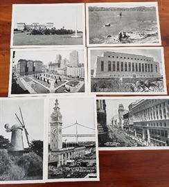 black & white postcards from San. Francisco