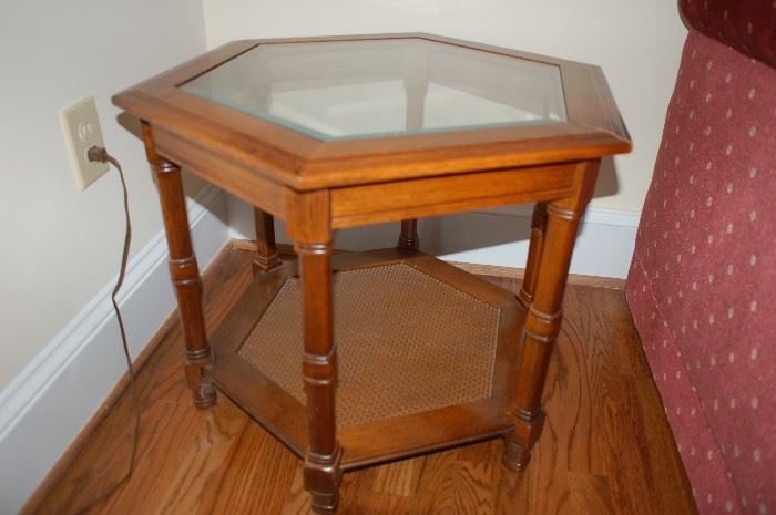 End table (matches coffee table), one of a pair