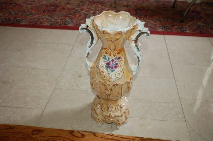 Two hand decorative vase