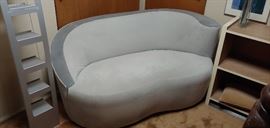 Vladimir Kagan loveseat. Two tone also rare