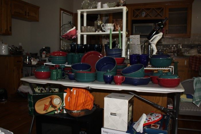 Denby dishes (large set) "Harlequin"
