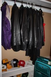 Leather coats