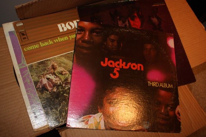 Large collection of vinyl records like this Jackson 5 THIRD ALBUM