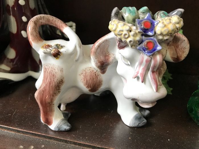 Anzengruber Keramik Wien Bovine/Cow figurine