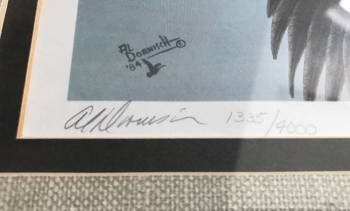 Al Dornisch 1984 signed, "SC Duck stamp" print
