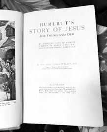 Antique book, "Hurlbut's Story of Jesus for Young and Old"