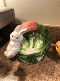 Bunny and Lettuce Dish