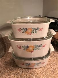 Corning Ware Casserole Dish Set with Covers