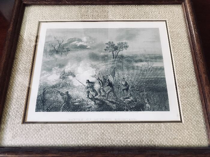 Battle of Lookout Mountain print