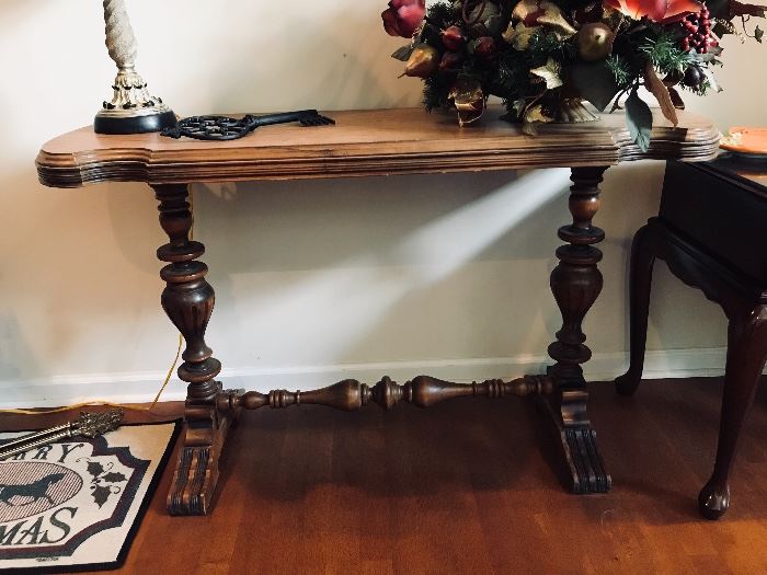 Gorgeous Walnut Entry Table