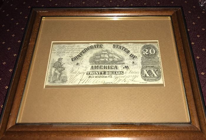 Confederate money