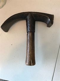 Vintage Axe Hoe Hammer