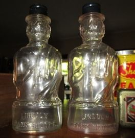 Lincoln bank bottles