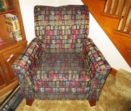 Upholstered reclining chair