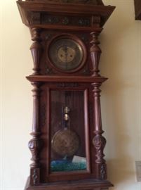 Gustav Becker clock #359166- c.1867