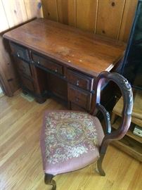 vintage desk & chair