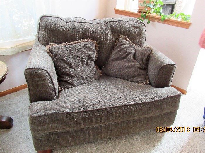 Update your living quarters with today'style such a nice contemporary sofa and matching chair.