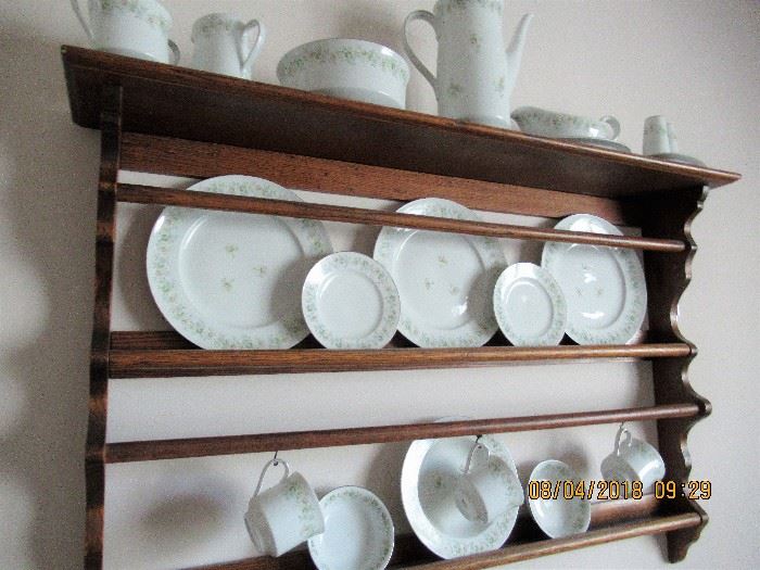 CHINA, BAVARIA  LARGE SET FOR ENTERTAINING A CROWD/  AND SOLD SEPARATELY IS A WONDERFUL DISPLAY RACK