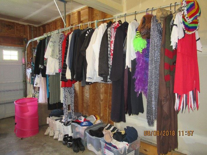 CLOTHING, shoes, hats, gloves, scarves, coats, boots, Halloween costumes