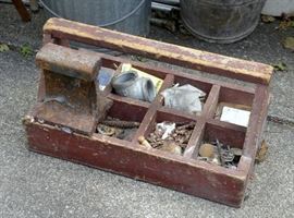 Antique Tools & Carrier