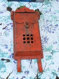 Antique Cast Iron Mailbox