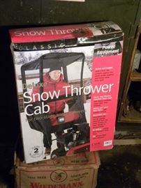 New In Box Snow Thrower Cab