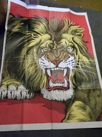 Large Vintage Circus Poster