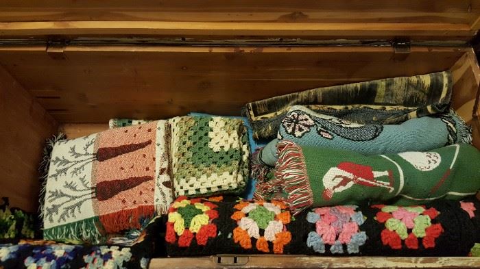 More afghans and cotton throws