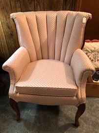 Beautiful Vintage Fan Back Chair