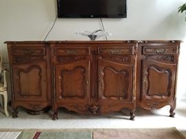 Ornate French Provential server (very heavy, 600 pounds!)