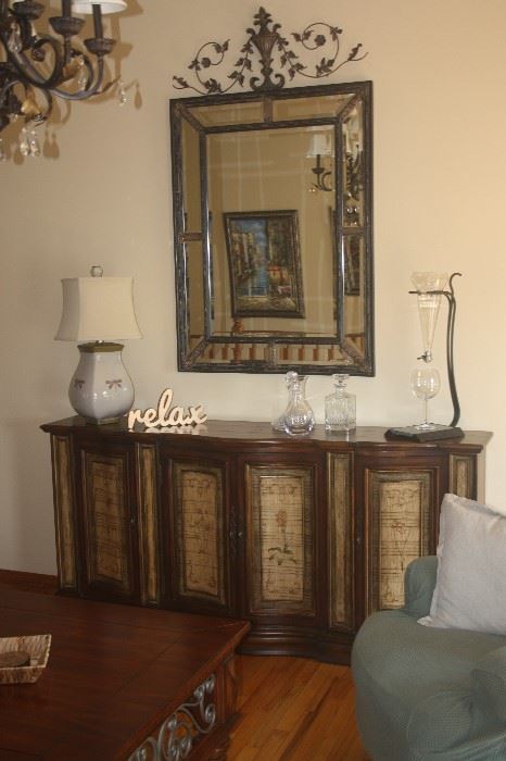 CONSOLE TABLE + MIRROR