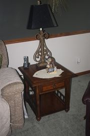 LAMP AND TABLE