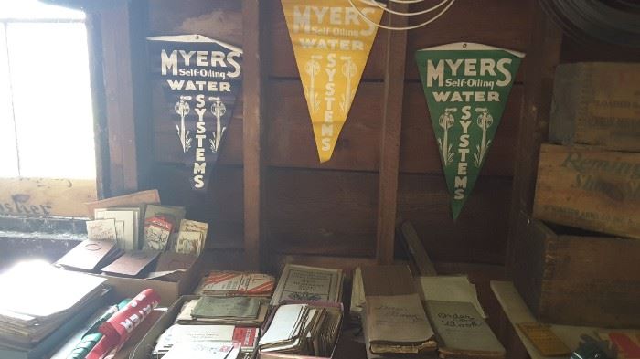 Old paper and Meyers advertising