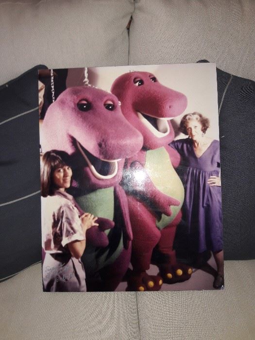 The creator of the BARNEY costume, the BABY BOP costume, the BJ costume , AND the Chick-fil-A cow costumes supplies, books, tools, photos and studio will be on display and some for sale.